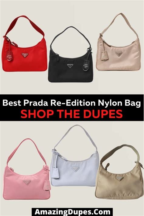 prada nylon baby bag dupe|prada baguette bag dupe.